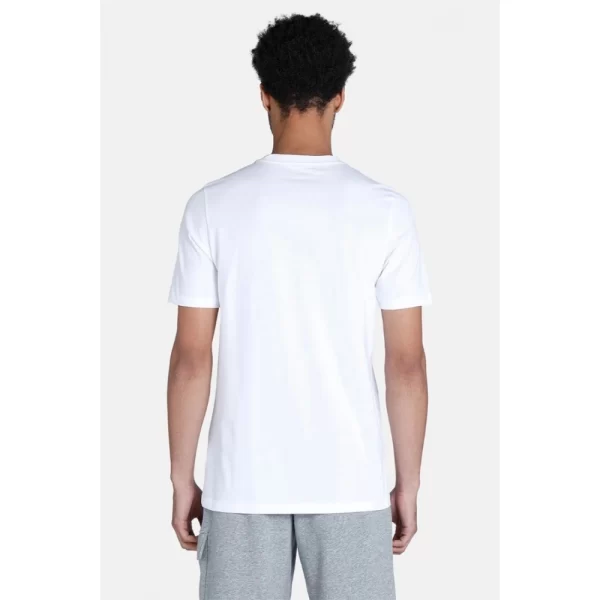 Generic Men's Casual Half sleeve Printed Polyester Crew Neck T-shirt (White) - Image 3