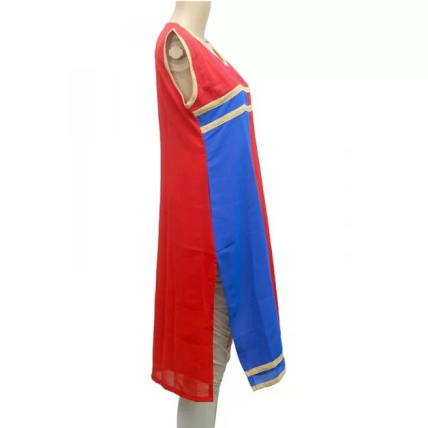 Generic Women's Synthetic Kurtis (Red, Blue, M) - Image 4