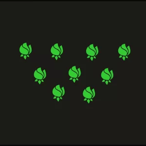 Generic Green Radium Wall Sticker
