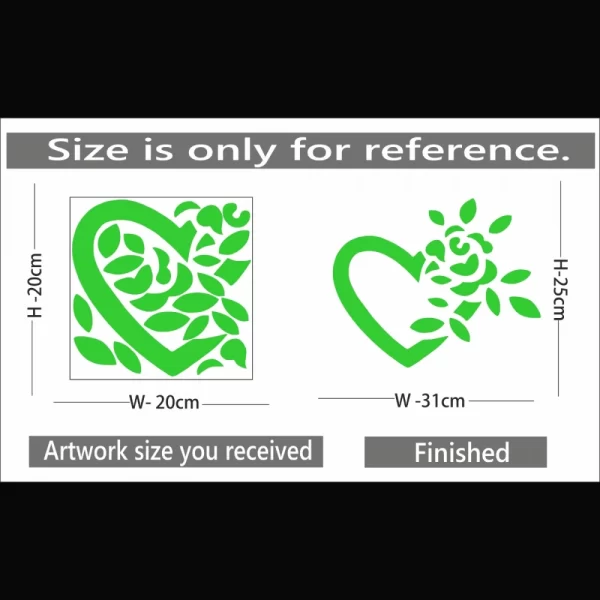 Generic Green Decorative Radium Wall Sticker - Image 2
