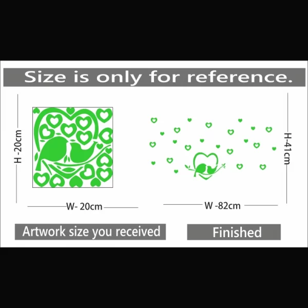 Generic Green Radium Wall Sticker - Image 2
