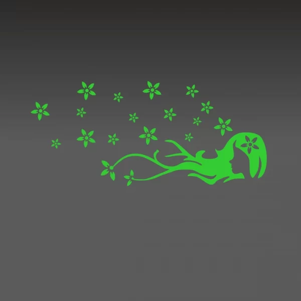 Generic Green Radium Wall Sticker - Image 3