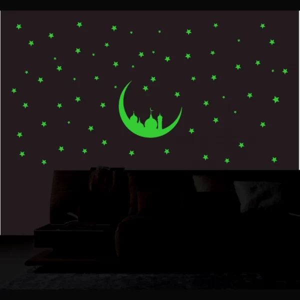 Generic Green Decorative Radium Wall Sticker - Image 4