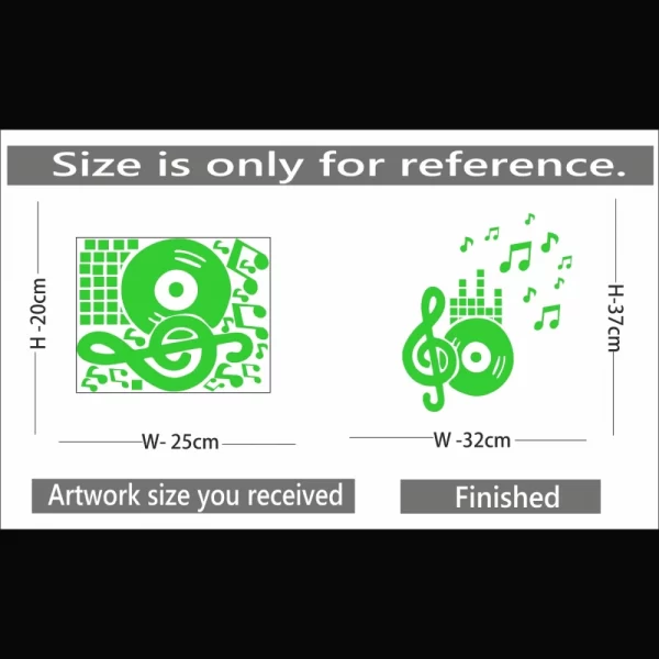 Generic Green Decorative Radium Wall Sticker - Image 2