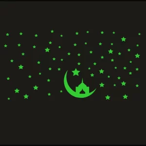 Generic Green Decorative Radium Wall Sticker