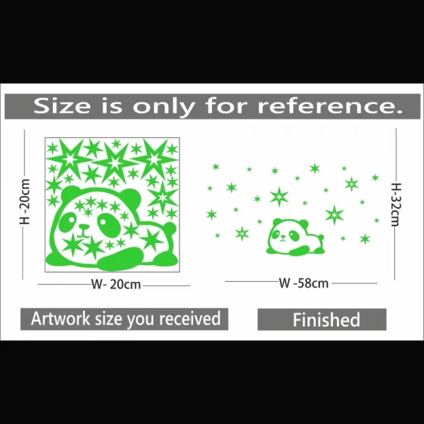 Generic Green Radium Kids Room Decor Wall Sticker - Image 2