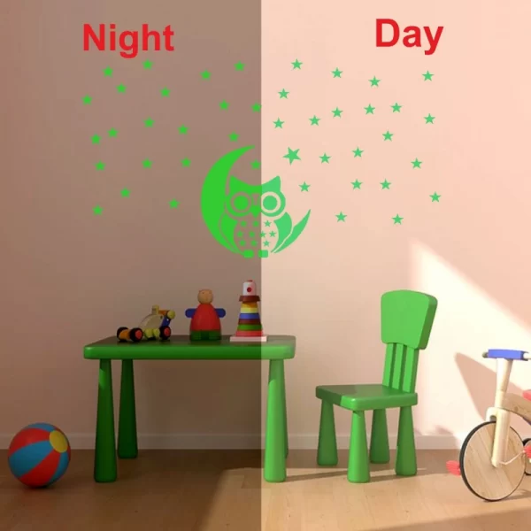 Generic Green Kids Room Decor Radium Wall Sticker - Image 3