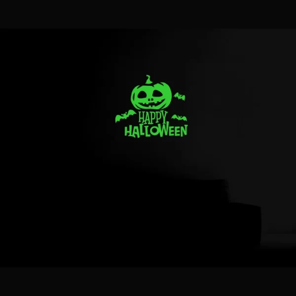 Generic Green Happy Halloween Radium Wall Sticker - Image 4