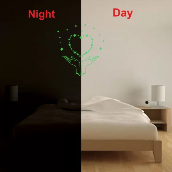 Generic Green Galaxy Of Stars Radium Wall Sticker - Image 3