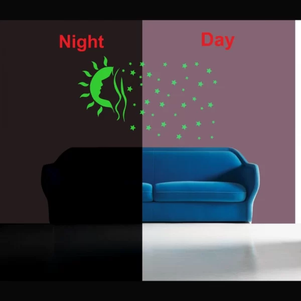 Generic Green Decorative Radium Wall Sticker - Image 3