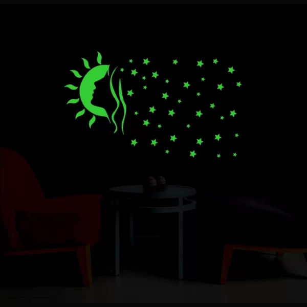 Generic Green Decorative Radium Wall Sticker - Image 4