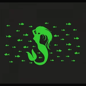 Generic Green Decorative Radium Wall Sticker