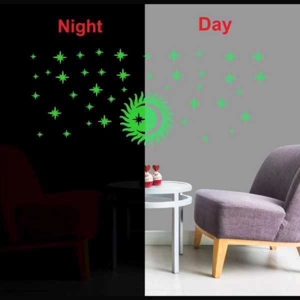 Generic Green Decorative Radium Wall Sticker - Image 3