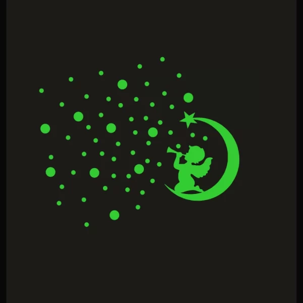 Generic Green Decorative Radium Wall Sticker - Image 4