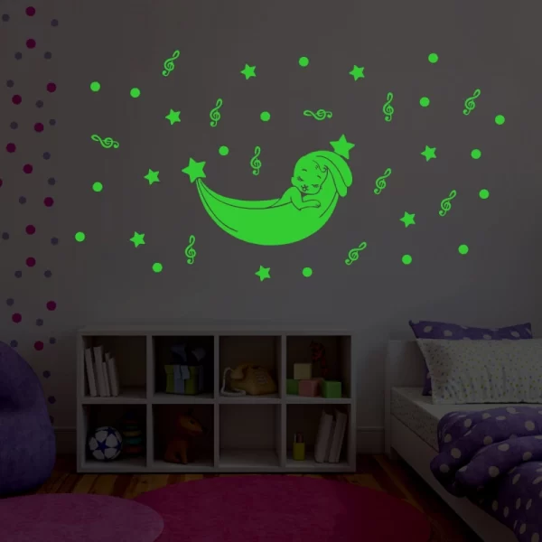 Generic Green Kids Room Decor Radium Wall Sticker - Image 3