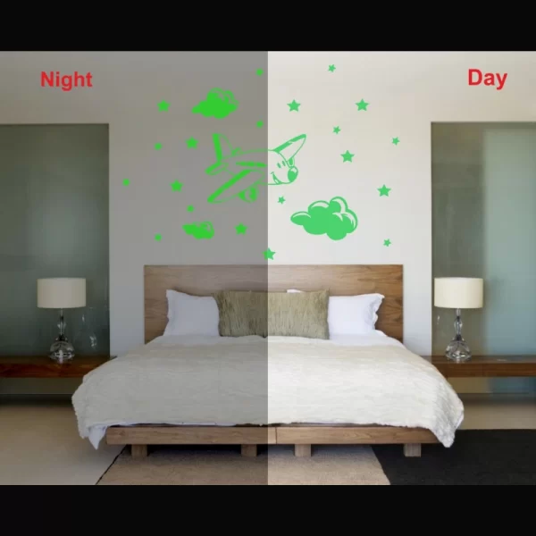 Generic Green Kids Room Decor Radium Wall Sticker - Image 3