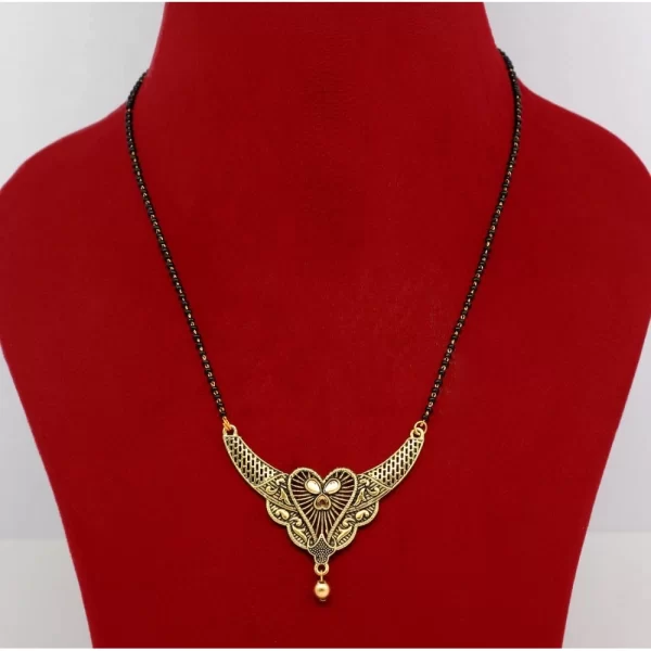 Generic Women's Assorted Color 5 Piece Of Mangalsutra Combo - Image 2