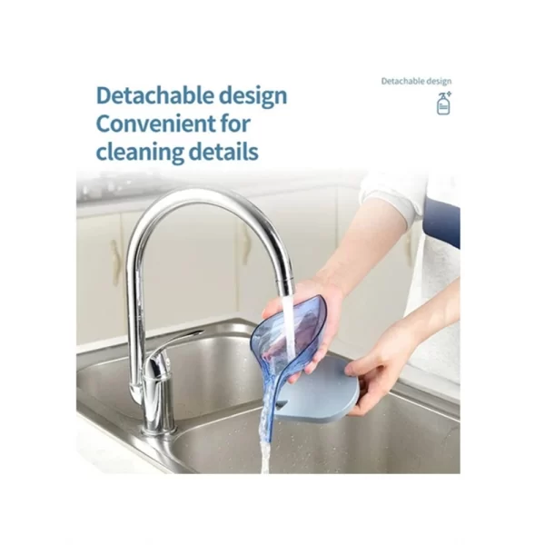 Generic Pack Of_2 Leaf Shape Soap Box Self Draining Bathroom Soap Holder (Assorted) - Image 2