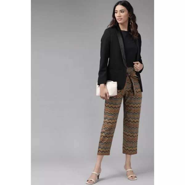 Generic Women's Casual Printed Cotton Trouser Pant (MultiColor) - Image 3