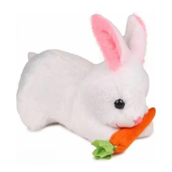 Generic Rabbit with Carrot Lovable Toy (White) - Image 2