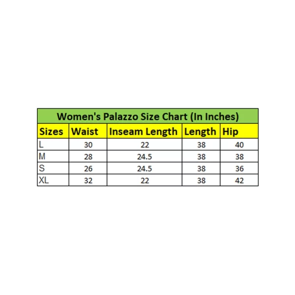 Generic Women's Casual Cotton Cambric Solid Elastic Palazzo Trousers (Yellow) - Image 2