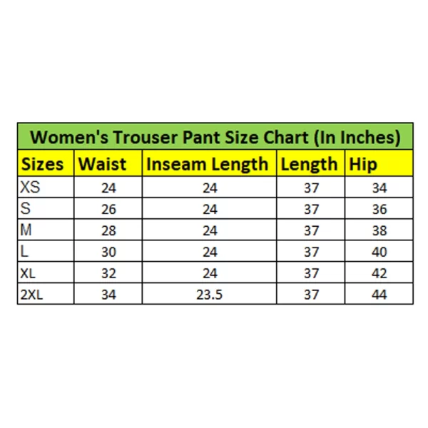 Generic Women's Polyester Chevron Elasticated Trousers (Multicolor) - Image 2