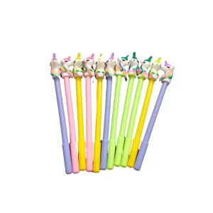 12_Pcs Set Unicorn Pencil |   Plastic  |   Stationery | 3+ Years