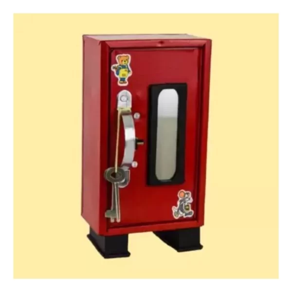 Almirah Style Coin Box Piggy Bank | Steel | Toys | 3+ Years - Image 2
