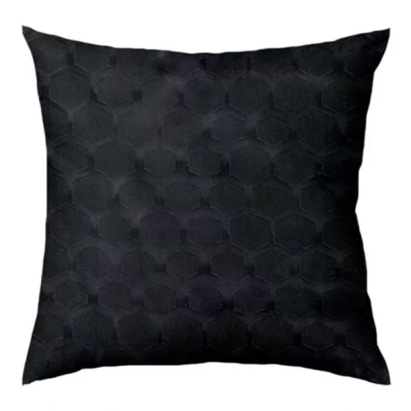 Generic Pack Of_4 Polyester Printed Car Pillow Sets (Black, Size: 12x12 In) - Image 3