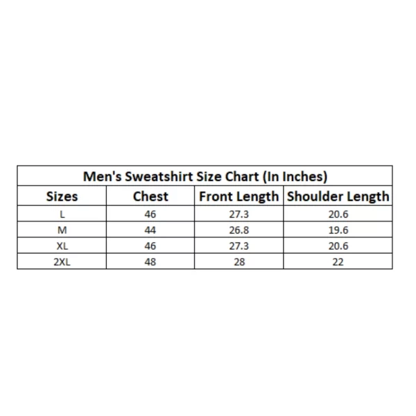 Generic Men's Casual Fleece Solid Round Neck Long Sleeves Sweatshirt (Black) - Image 2