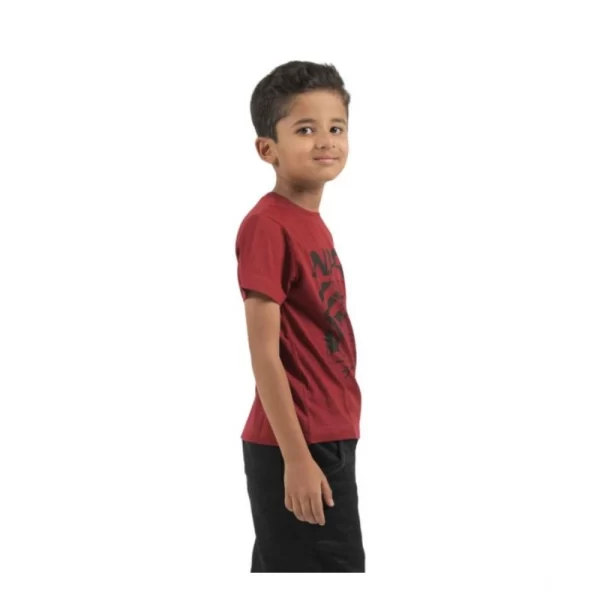 Generic Pack of 3 Boy's Cotton Printed Short Sleeve T-Shirt's (Multicolor) - Image 4