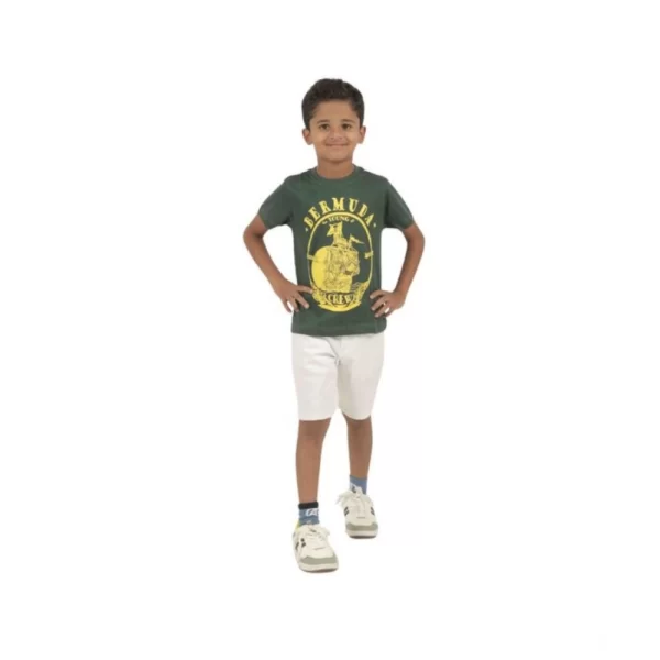 Generic Pack of 2 Boy's Cotton Printed Short Sleeve T-Shirt's (Multicolor) - Image 3