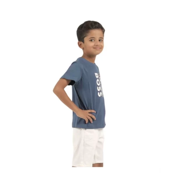 Generic Pack of 2 Boy's Cotton Printed Short Sleeve T-Shirt's (Multicolor) - Image 5