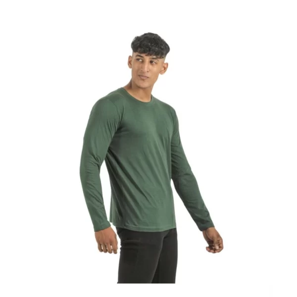 Generic Pack of 2 Men's Casual Cotton Solid Full Sleeve Tshirts (Multicolor) - Image 5