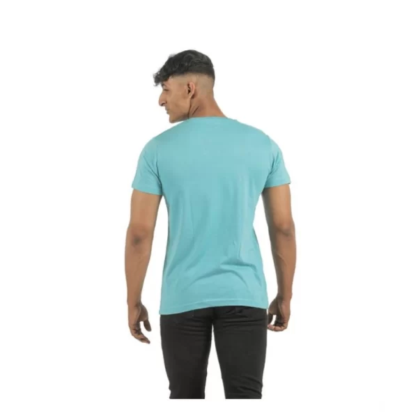Generic Pack of 2 Men's Casual Cotton Solid Short Sleeve Tshirts (Multicolor) - Image 5