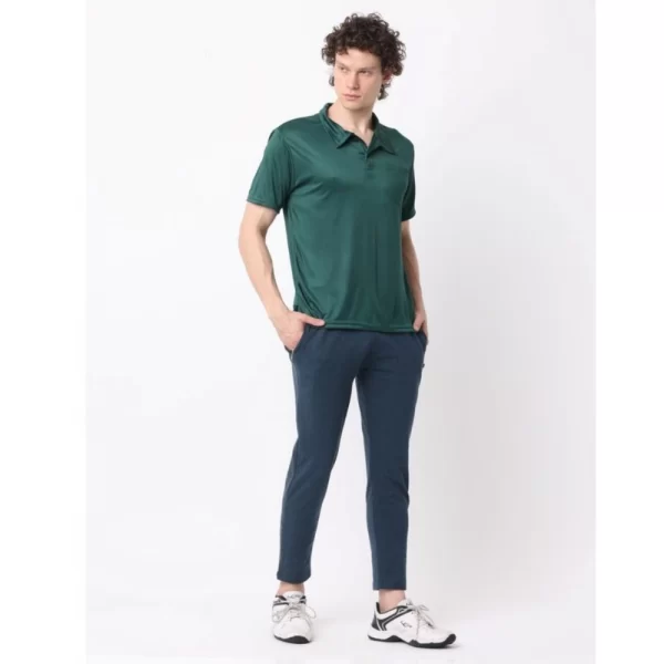 Generic Pack of 2 Men's Casual Cotton Blend Solid Short Sleeve Tshirts (Multicolor) - Image 3