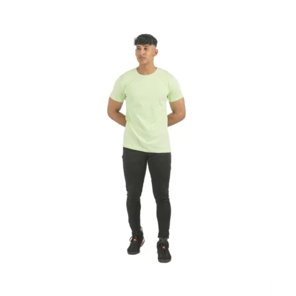 Generic Pack of 2 Men's Casual Cotton Solid Short Sleeve Tshirts (Multicolor) - Image 6