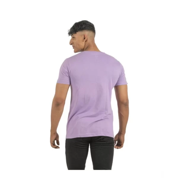 Generic Pack of 2 Men's Casual Cotton Solid Short Sleeve Tshirts (Multicolor) - Image 3