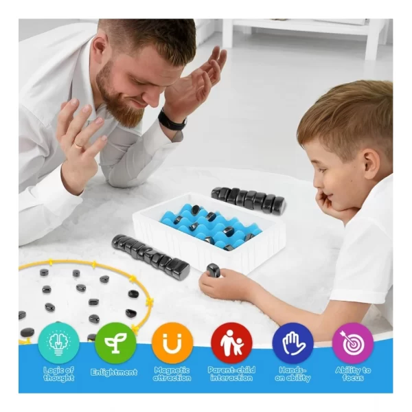 Generic Megnet Magnetic Chess Game Set for Rocks (Black) - Image 3
