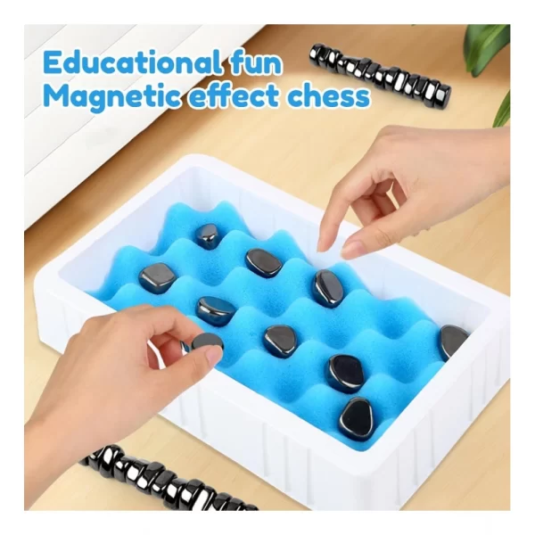 Generic Megnet Magnetic Chess Game Set for Rocks (Black) - Image 2