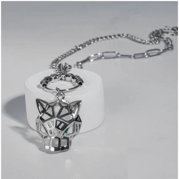 Generic Women's Stainless Steel Imported Gen-z Pendent Chain (Silver Plated) - Image 3