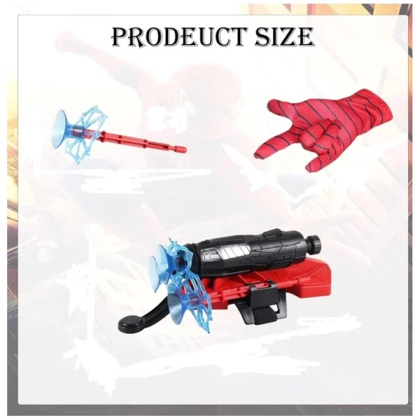 Generic Rubber Spider Web Shooters Toy for Kids (Red) - Image 3