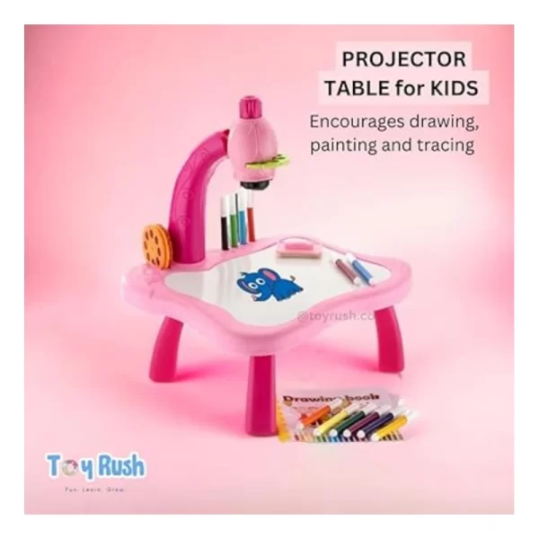 Generic Plastic Drawing Projector Table For Kids (Multicolor ) - Image 3