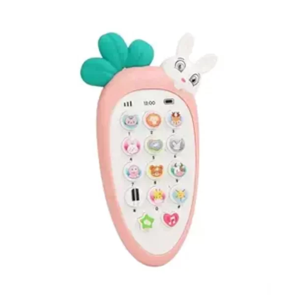 Generic Plastic Rabit Mobile Phone Toy For Kids With Music And Light Early Educational Smart Phone (Multicolor ) - Image 4