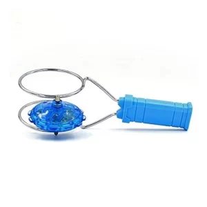 Generic Plastic Magnetic Gyro Weel With Flashing Toy (Multicolor )