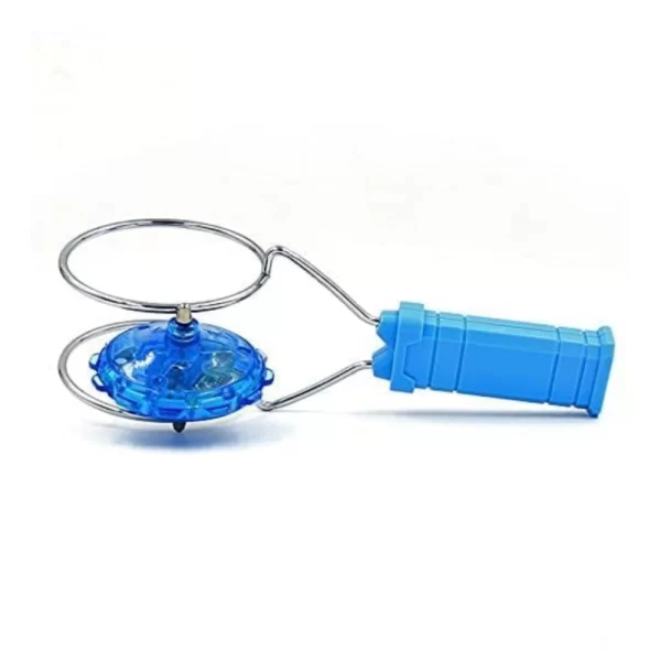 Generic Plastic Magnetic Gyro Weel With Flashing Toy (Multicolor )