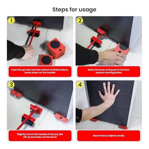 Generic Plastic Lifter And Furniture Mover Shifting Tool (Multicolor ) - Image 3