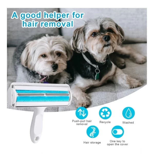 Generic Plastic Dog Hair Remover Roller (Blue) - Image 2