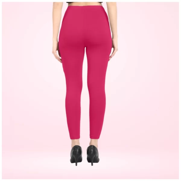 Generic Women's Cotton Blended Solid Ankle legging (Rani) - Image 4