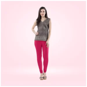 Generic Women's Cotton Blended Solid Churidar leggings (Rani)